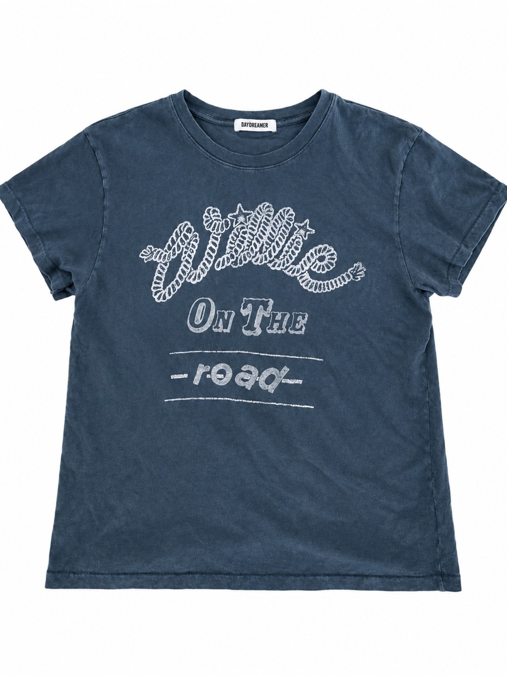 Daydreamer Navy Short Sleeve Tee with White Graphic